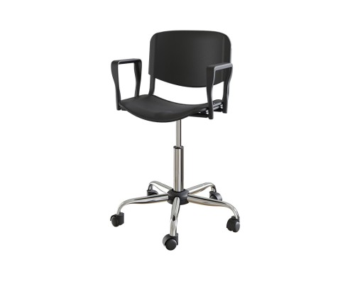 Кресло с сидением и спинкой из пластика Каппа 1 Pl (стандарт) на хромированном каркасе
