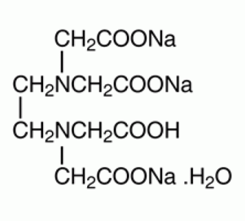 Этилендиаминтетрауксусная кислота, тризодий соль гидрат, 98%, Acros Organics, 500г